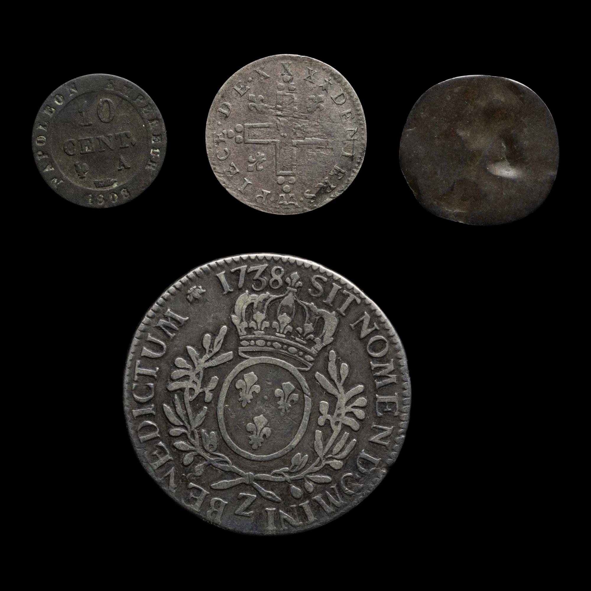 [FRANCE] A Group of Four Ancien Régime, Colonial and Empire Coins