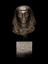 An Egyptian Granite Head