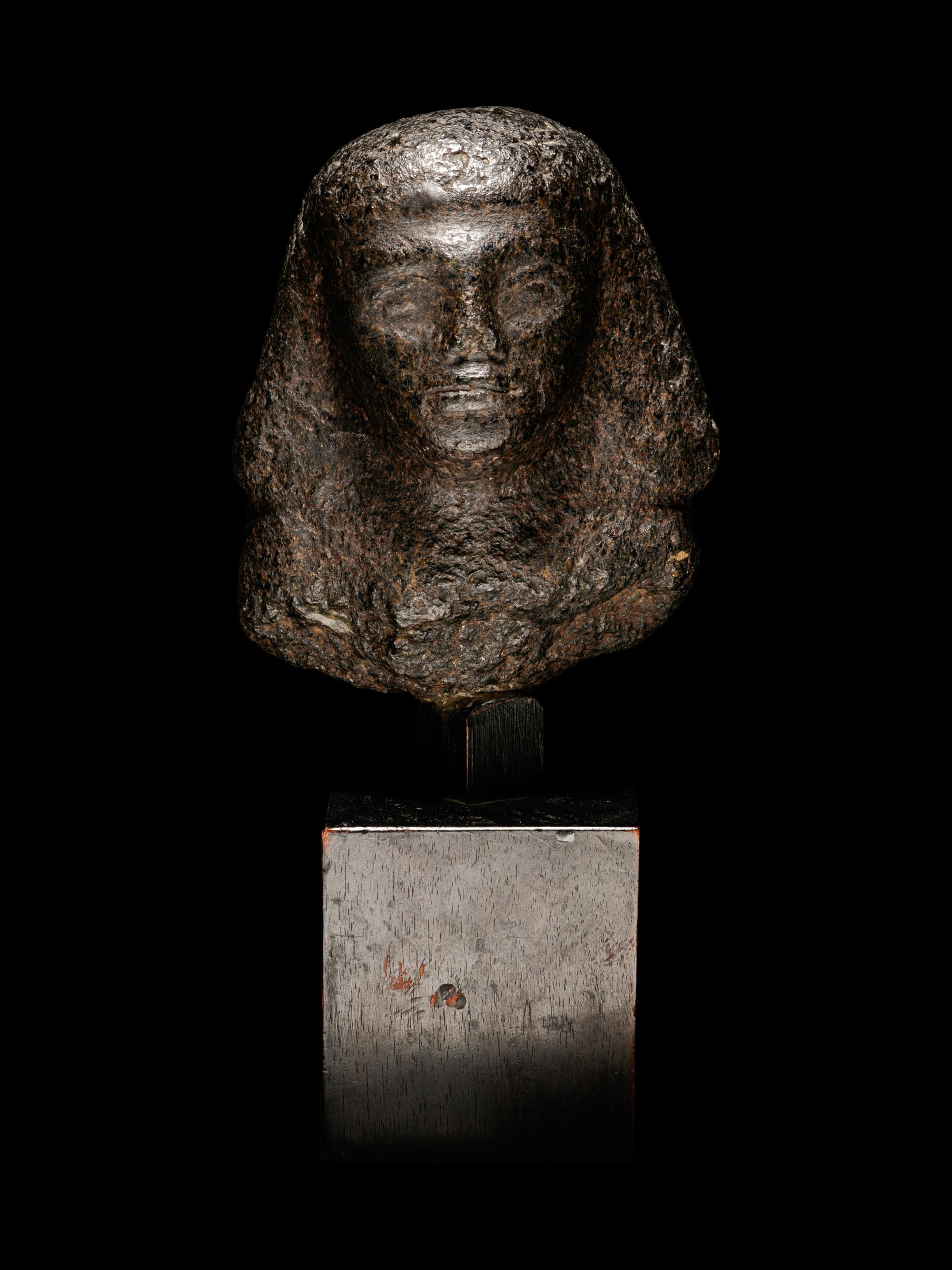 An Egyptian Granite Head
