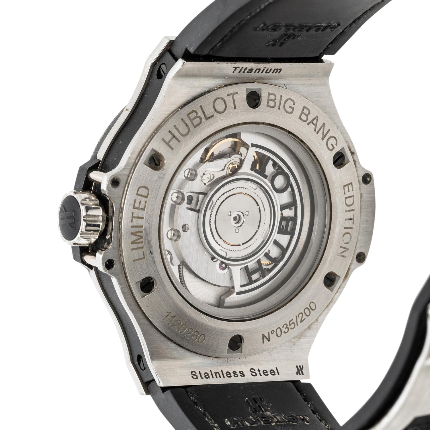 Hublot, 'Big Bang' Limited Edition 'Broderie' 'Sugar Skull' Stainless Steel Watch with Diamonds and Embroidery
