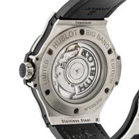 Hublot, 'Big Bang' Limited Edition 'Broderie' 'Sugar Skull' Stainless Steel Watch with Diamonds and Embroidery