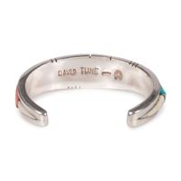 Sterling Silver Cuff Bracelet, with Cobblestone Inlay