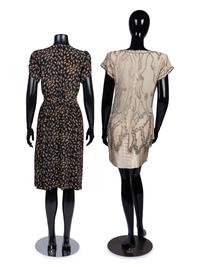 Two Dresses, One Scott Barrie and One Fabrice, 1980-90s