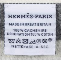 Hermès, Coaching Double-Faced Cashmere Triangle Scarf