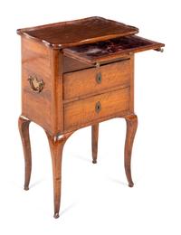 A Louis XV Walnut Table en Chiffonier