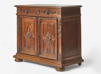 An Italian Renaissance style carved oak cabinet, second half 19th century
