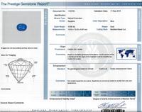 10.95 CARAT OVAL MODIFIED MIXED CUT SAPPHIRE