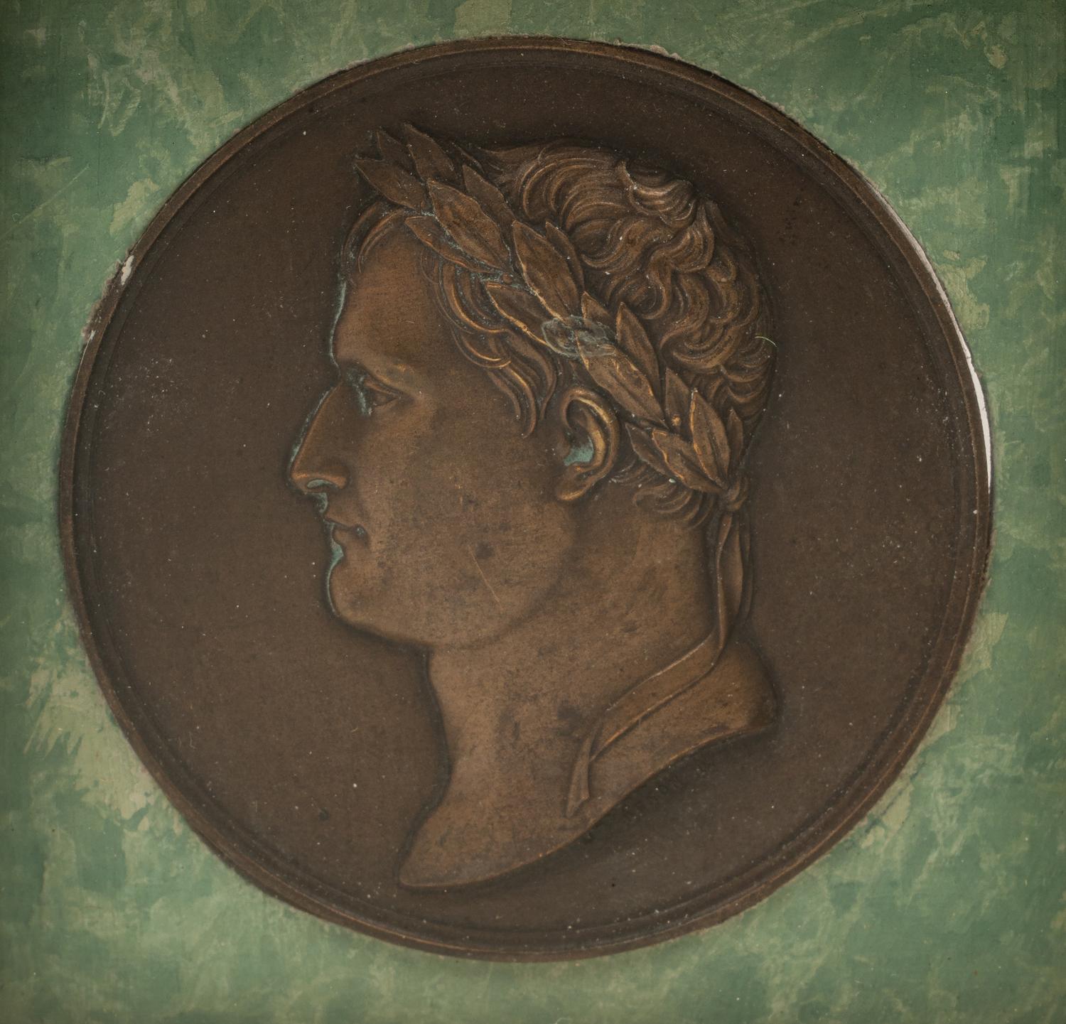 An Empire Style Gilt Bronze Tripartite Frame on Stand
