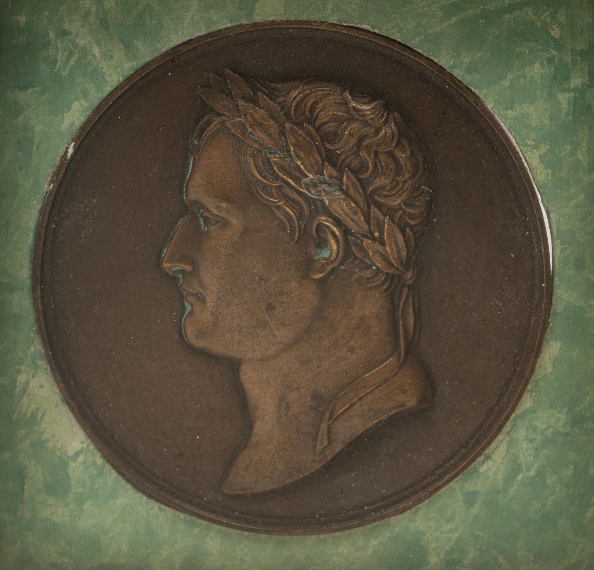 An Empire Style Gilt Bronze Tripartite Frame on Stand