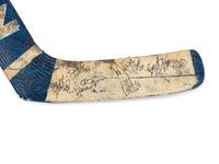 A Group of Hockey Sticks
