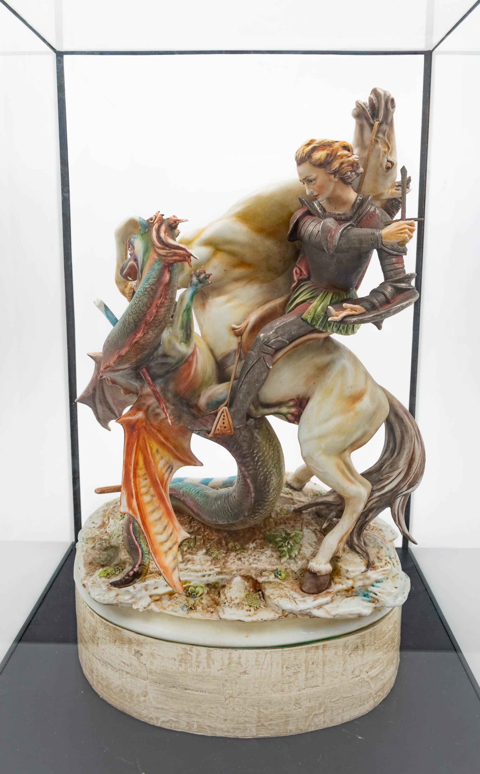 A Borsato Porcelain Figural Group — 20TH CENTURY