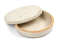 A Dingyao White Glazed Porcelain Covered Box Diameter 4 1/2 inches. — PROBABLY SONG DYNASTY (906-1279)