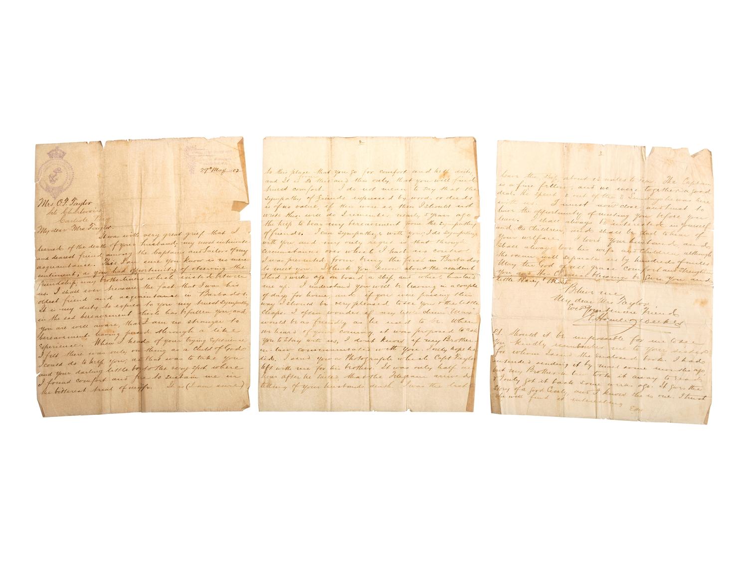 [TRANSPORTATION]. A group of early photographs, imprints, and documents related to transportation, including: