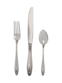 An American Silver Flatware Service