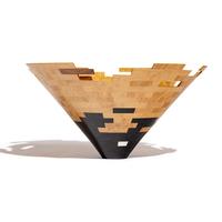 Mapleweave Bowl, Carved Conic Series