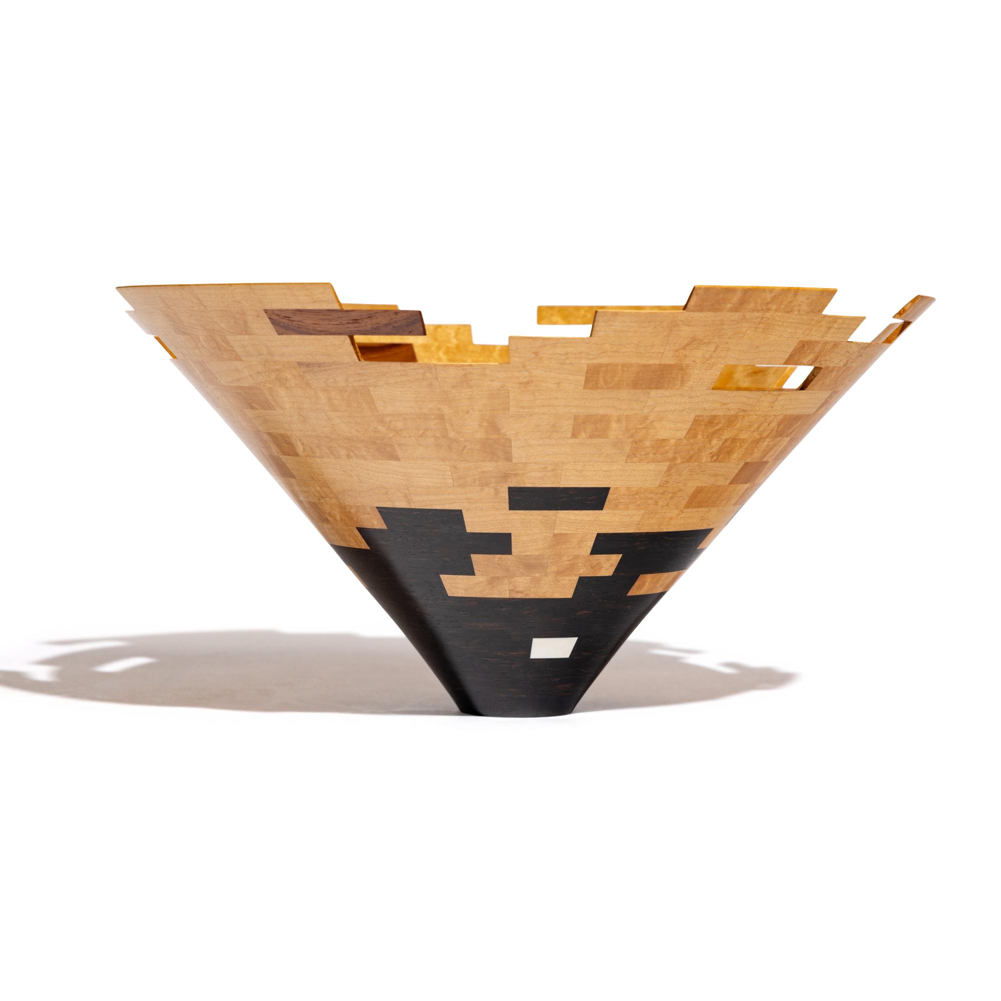 Mapleweave Bowl, Carved Conic Series