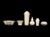 Six Chinese Blanc-de-Chine Porcelain Wares