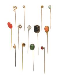 COLLECTION OF ANTIQUE STICK PINS