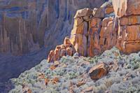 Canyon Walls in the Sunlight
