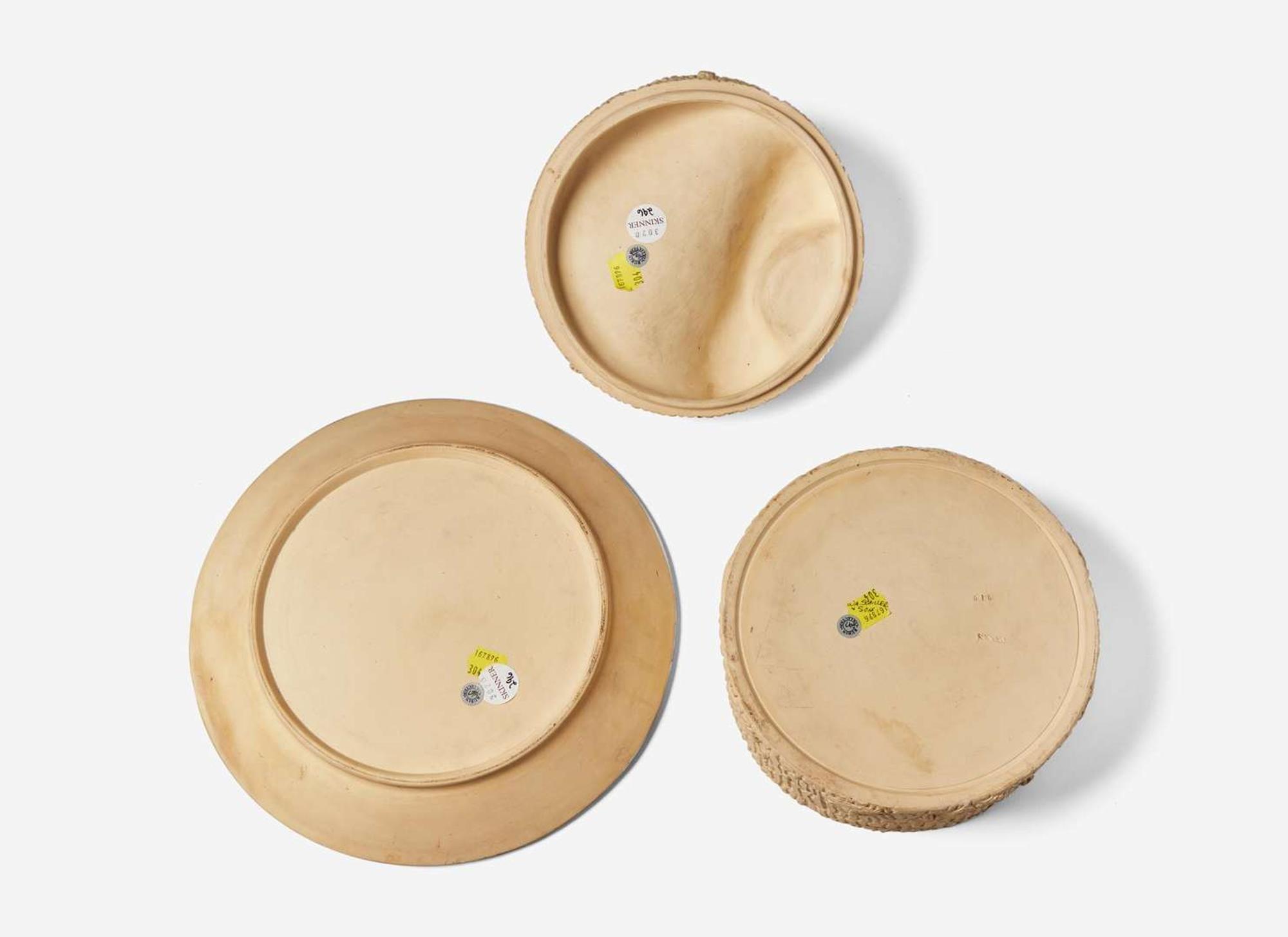 A Wilhelm Schiller & Son Caneware Game Pie Dish, Bohemia (Czech Republic), 1880s