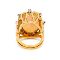 OPAL AND DIAMOND RING