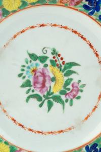 Two Chinese Export Porcelain Plates