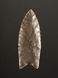 A Hornstone Clovis Point