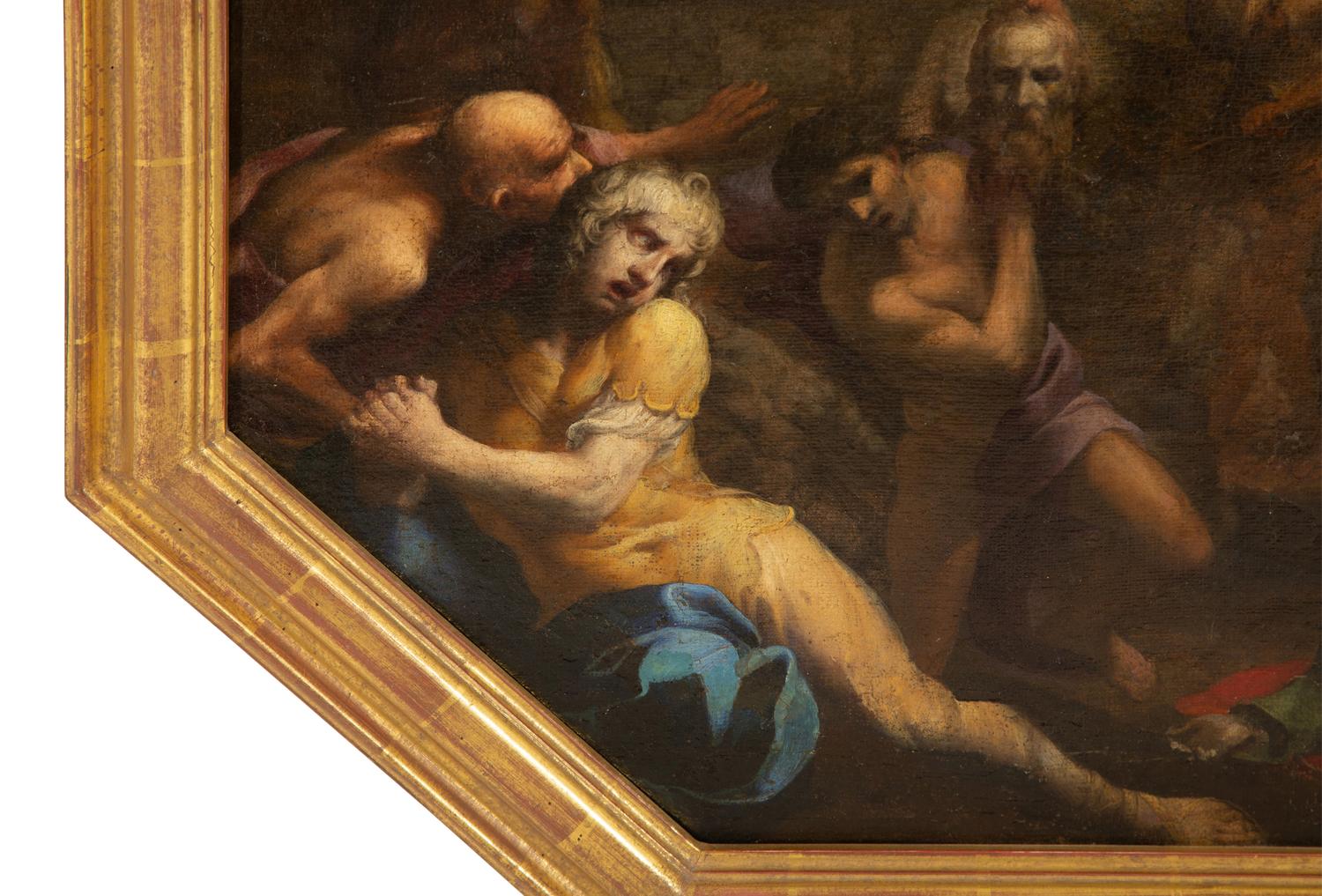 Battle Scene with a Beheaded Saint