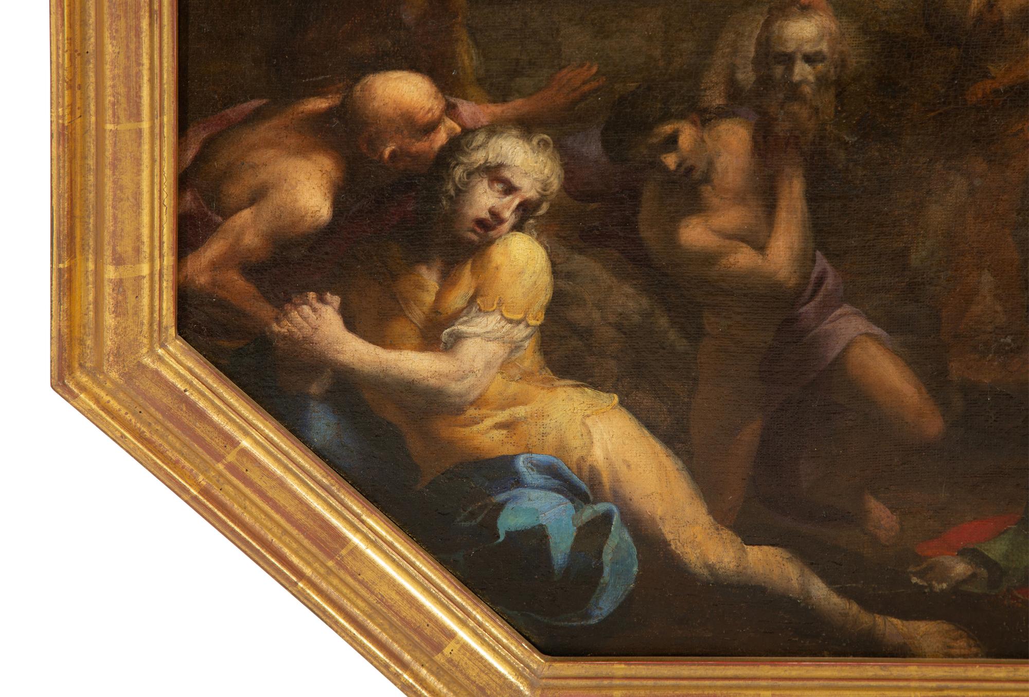 Battle Scene with a Beheaded Saint