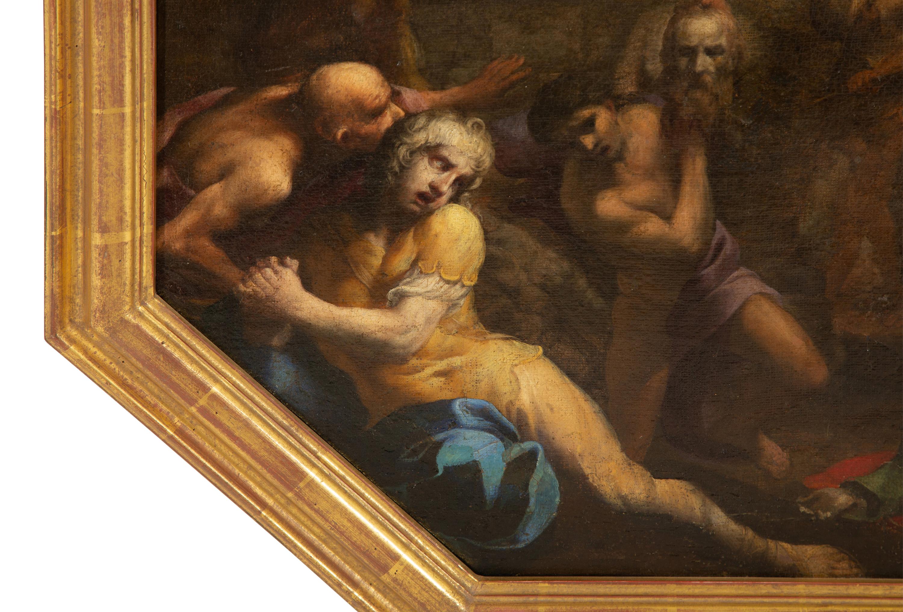 Battle Scene with a Beheaded Saint