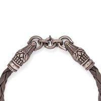 KIESELSTEIN-CORD, STERLING SILVER ALLIGATOR NECKLACE