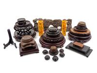 A Group of Chinese Wood Stands