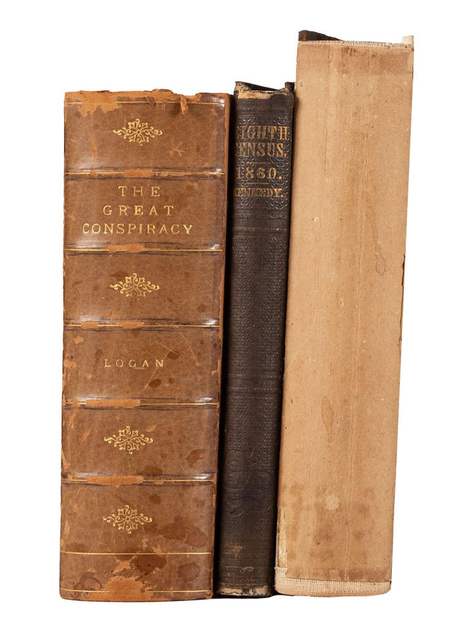 American Civil War & Enslavement [AMERICAN CIVIL WAR]. A group of 3 titles, comprising: