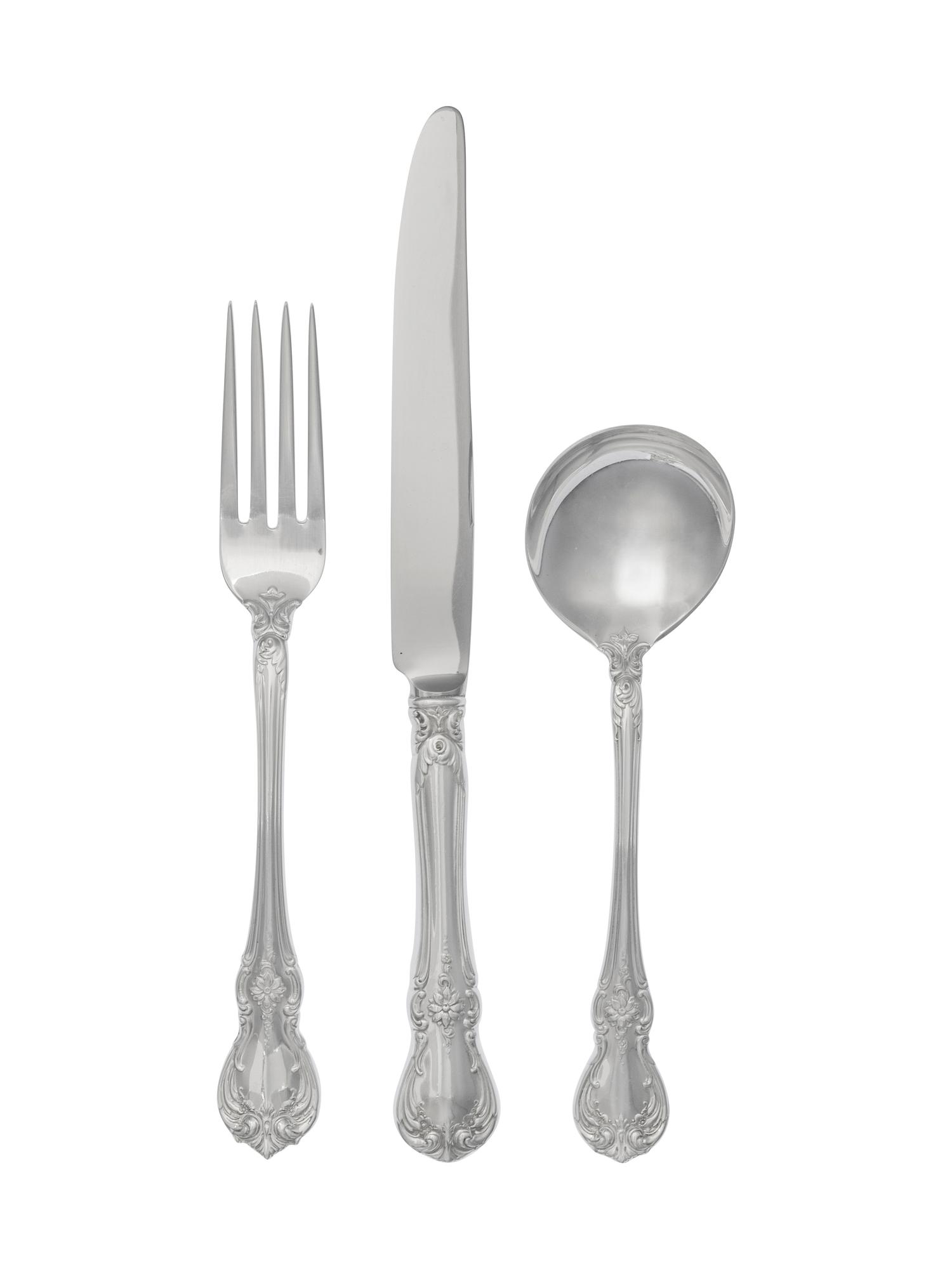 An American Silver Flatware Service