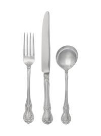 An American Silver Flatware Service