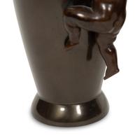 A Pair of Continental Art Deco Bronze Amphoras