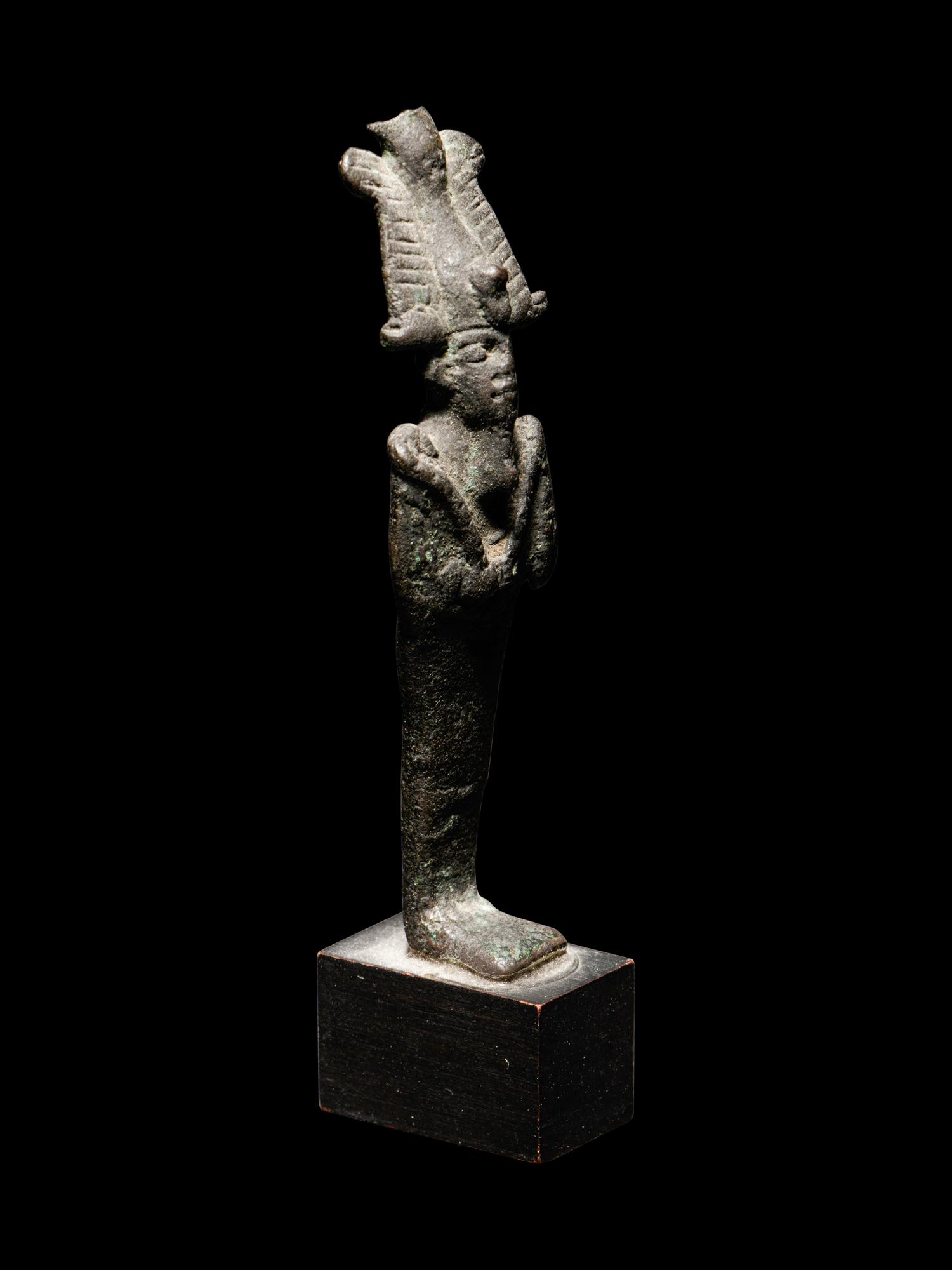 An Egyptian Bronze Osiris