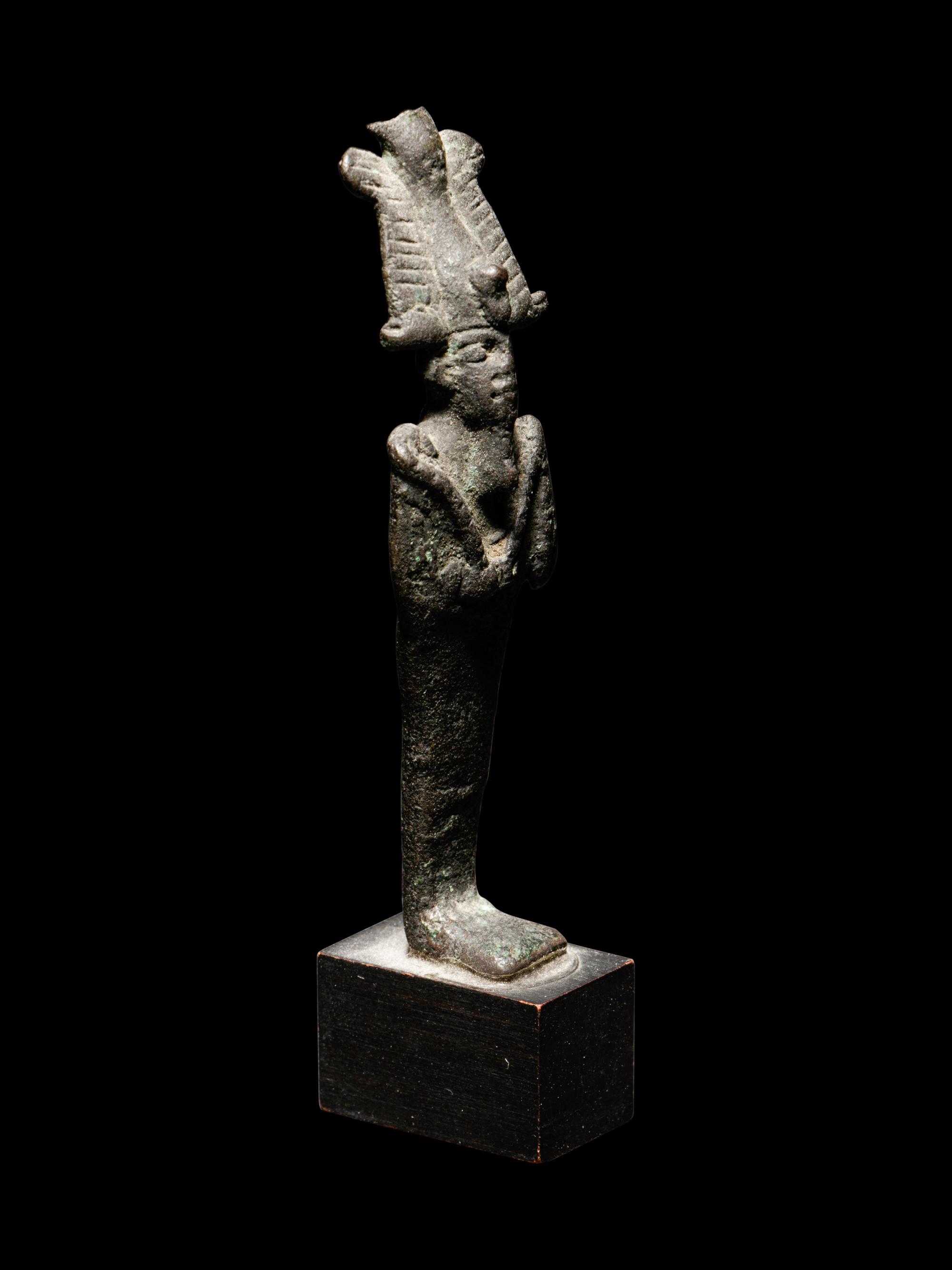 An Egyptian Bronze Osiris