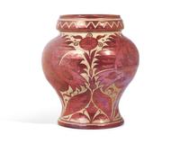 A Frederick Passenger for Bushey Heath Pottery Lustreware Vase in the Manner of William de Morgan