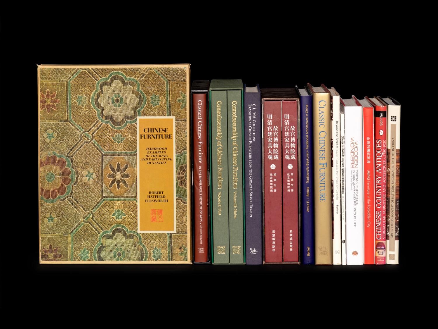[FURNITURE] A group of works about Chinese Furniture, comprising: