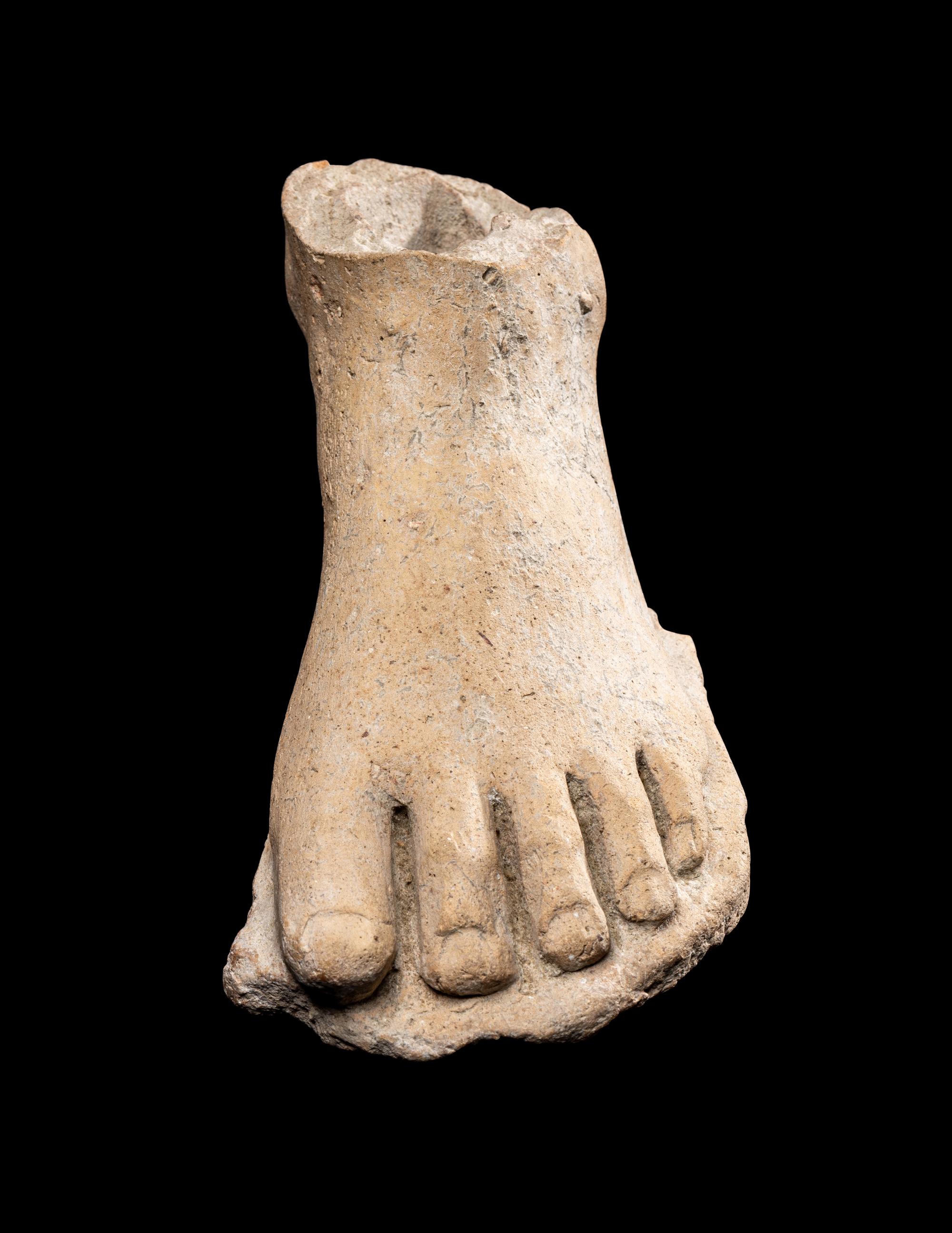 An Etruscan Terracotta Left Foot