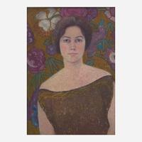 Emma Fordyce MacRae (American, 1887–1974) Self-Portrait in Brown