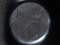 Pottery Jar with High Gunmetal Finish June 1969