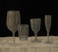 Still Life with Glassware , 1963