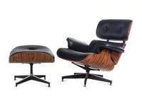 An Eames Style Lounge Chair and Ottoman