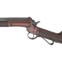 **Lot of 2 Stevens: No. 418 Rifle and Tip-Up Shotgun
