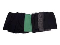 Nine Designer Skirts: Five Ralph Rucci, One Fendi, One Lanvin, and Two Christian Dior