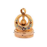 A Gold Musical Fob Seal