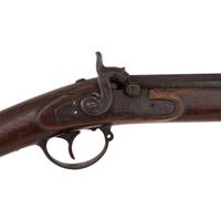 Large Bore Fullstock Percussion Plains Rifle by Leman