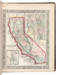 MITCHELL, Samuel Augustus (1792-1868). Mitchell's New General Atlas. Philadelphia: S. Augustus Mitchell, 1862.